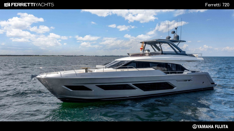 フェレッティ 720 【€365万～】時代を超越した優雅さを持つヨット 新艇予約受付中!!