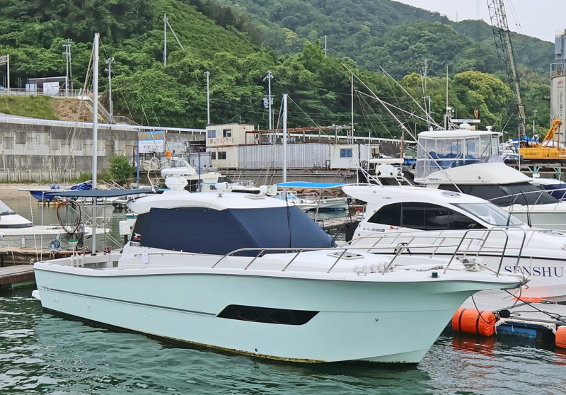 ヤンマー EX33 エアコン・前後スラスタ・舵リモコン付