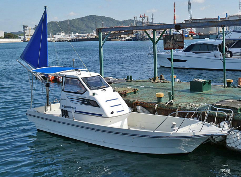 ヤマハ YD-25 YD-25B/D201KH　アフト/スパンカー付き　プレジャー使用艇　