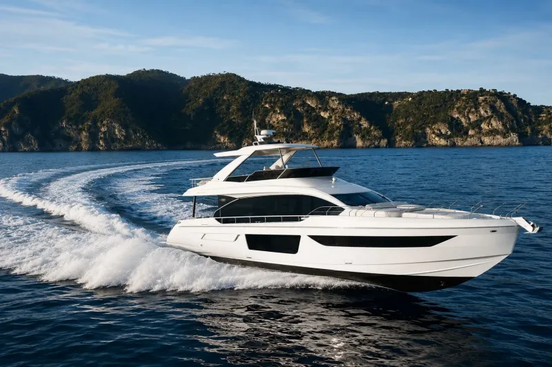 アジムット FLY 68 2024年式 Azimut Fly 68 ｜IPS1350搭載｜4キャビンのイタリアンラグジュアリーフライブリッジ