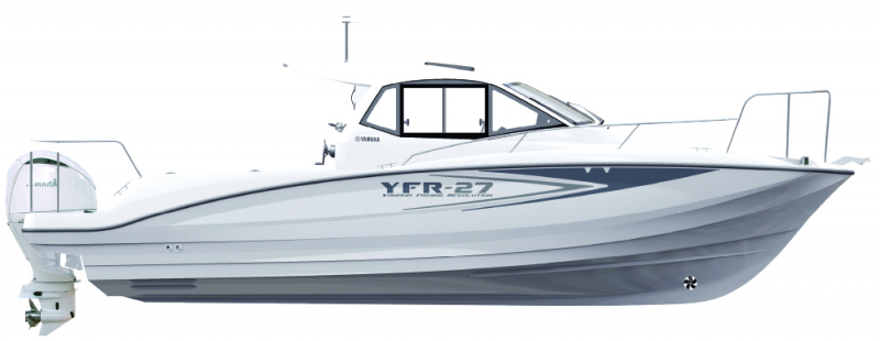 ヤマハ YFR-27HMEX ●若狭湾即納品可●希少1台のみ新入荷！※最新ヘルムマスターEX＆ 船外機ホワイト塗装仕様