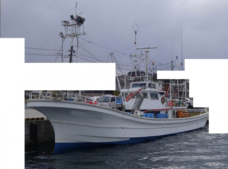 その他メーカー(国内) 漁船 NO,020310 突棒　刺し網　マグロ船　鈴木丸竹造船（FRP=14t）－68尺