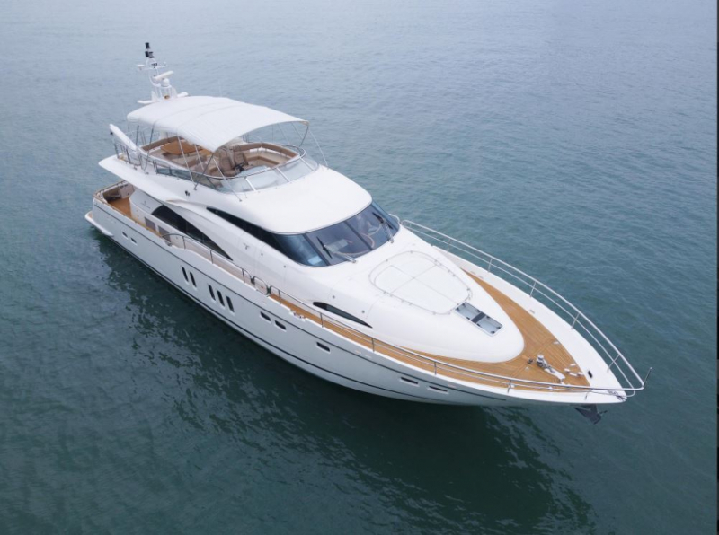 フェアライン 74 中古艇　(係留地：香港）/ ーFAIRLINE日本総代理店ー　