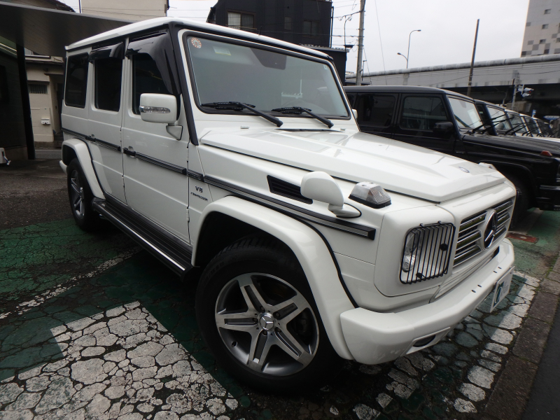 AMG Gクラス G55Lコンプレッサー ディーラー車　カルサイトホワイト