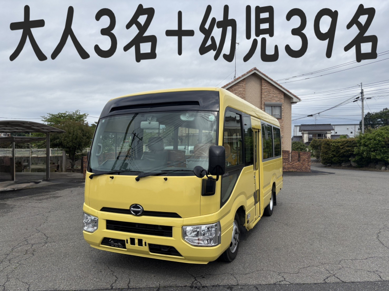 日野 リエッセ2 純正幼児バス　大人3名+幼児39名　ハイルーフ　AT車