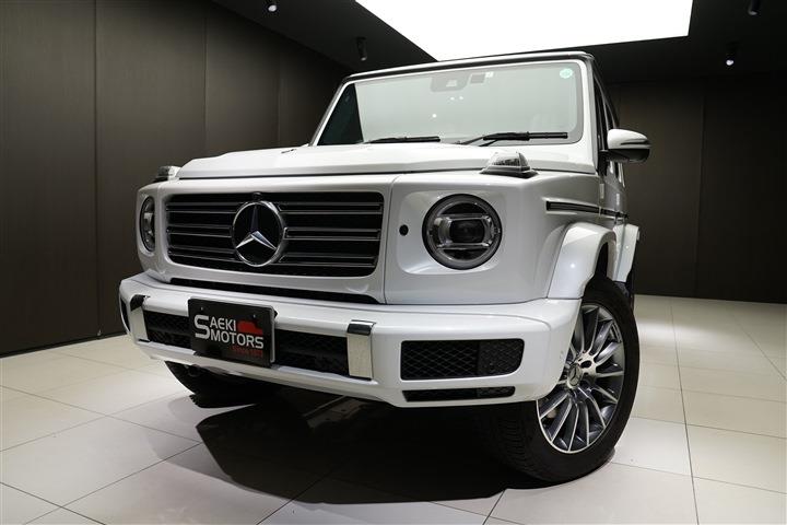 メルセデスベンツ Gクラス G400d マヌファクトゥーアP RHD AMGライン ラグジュアリーP 同色スペアタイヤ オパリスホワイト