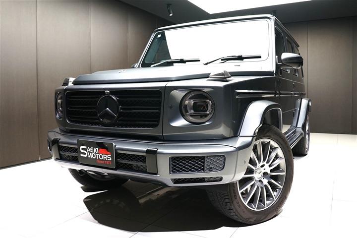 メルセデスベンツ Gクラス 2019年ﾓﾃﾞﾙ G350d ﾗｸﾞｼﾞｭｱﾘｰﾊﾟｯｹｰｼﾞ ｱﾀﾞﾌﾟﾃｨﾌﾞﾀﾞﾝﾋﾟﾝｸﾞｼｽﾃﾑ AMGﾗｲﾝ RHD ｾﾚﾅｲﾄｸﾞﾚｰ