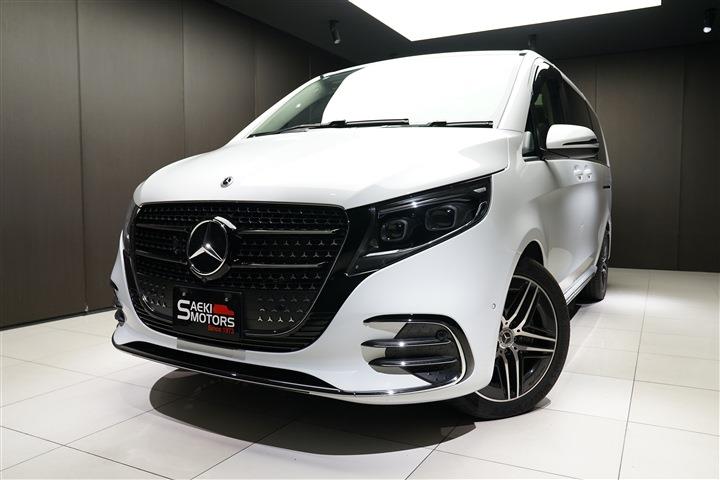 メルセデスベンツ Vクラス 2025年モデル V220d long RHD  18インチAW  ロッククリスタルホワイト