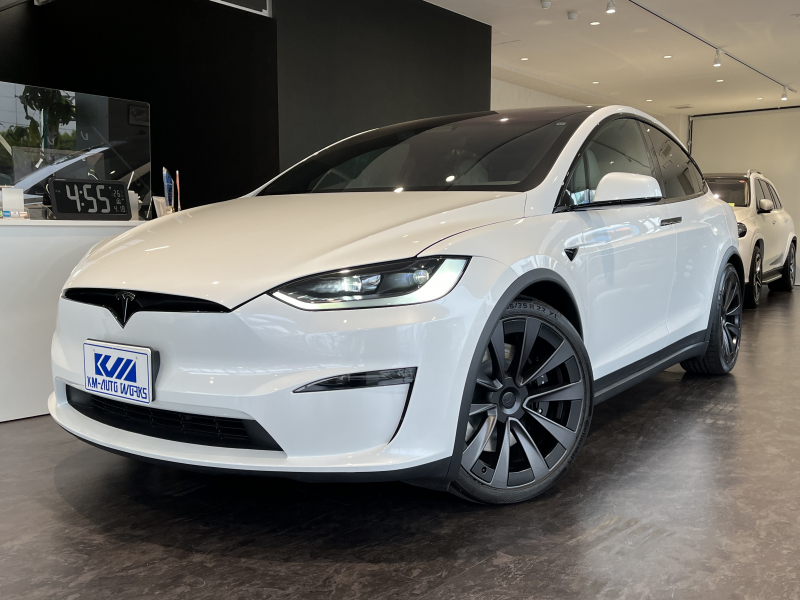 テスラ モデルX デュアルモーターAWD 7シートインテリア 22タービンホイール
