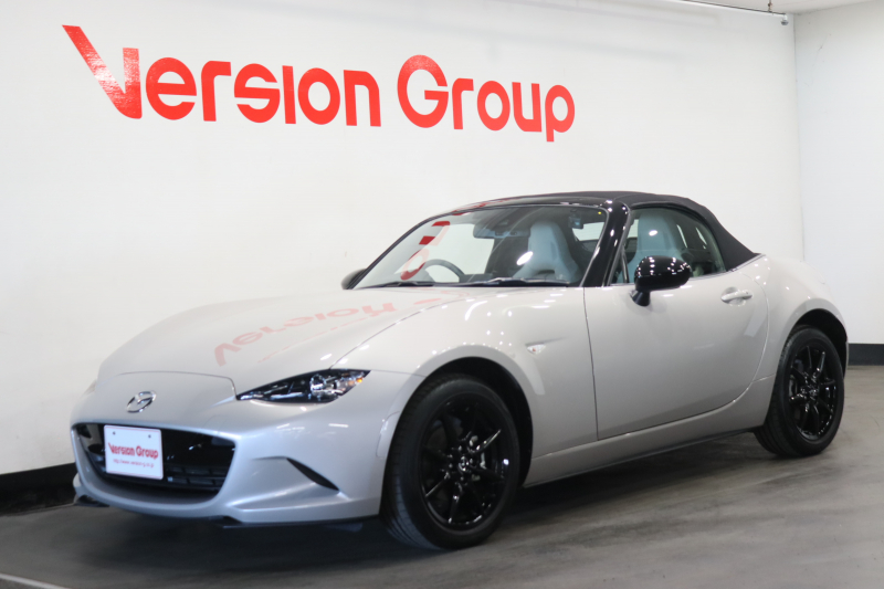 マツダ ロードスター Sレザーパッケージ　ホワイトセレクション　全国3年保証付　本革シート　トランクスポイラー　SDナビ　フルセグ　バックカメラ　クルコン　クリアランスソナー　レーンアシスト　衝突被害軽減　BSM　ETC　社外ドラレコ　16AW