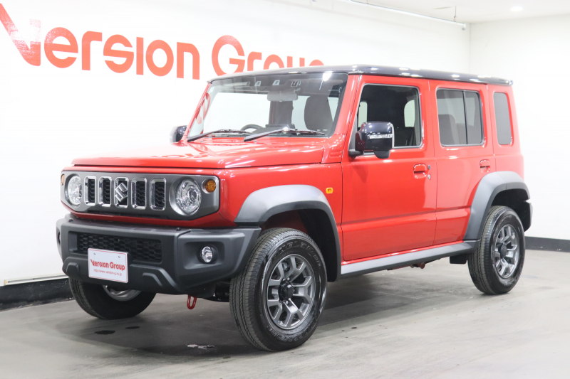 スズキ ジムニーノマド FC　新車保証継承付　ワンオーナー　禁煙車　シズリングレッドブラック2トーン　社外メモリ―ナビ　フルセグ　バックカメラ　社外ドラレコ　ETC　クルコン　クリソナ　ダウンヒル　レーンアシスト　衝突被害軽減