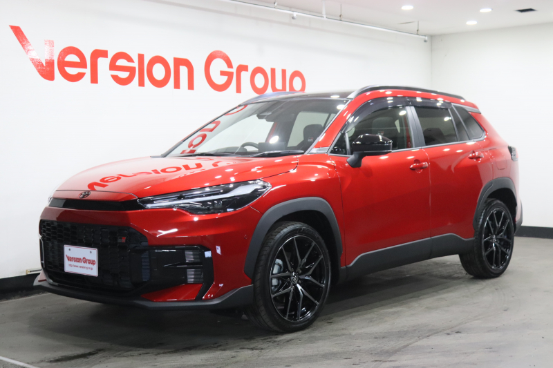 トヨタ カローラクロス GRスポーツ　新車保証継承付　ワンオーナー　パノラマガラスルーフ　ディスプレイオーディオ　ナビキット　フルセグ　全周囲カメラ　アドバンスドパーク　セーフティセンス　パドルシフト　ETC　ドラレコ　シートヒーター