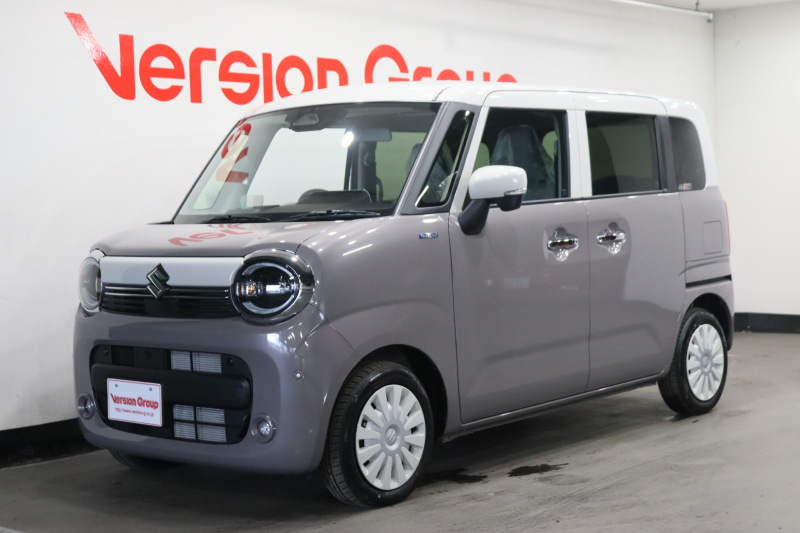 スズキ ワゴンRスマイル クリームコーデ　新車保証継承付　ワンオーナー　禁煙車　トープグレージュメタリックソフトベージュ2トーンルーフ　9inメモリ―ナビ　フルセグ　全周囲カメラ　HUD　スズキセーフティサポート　シートヒーター　両側PSD