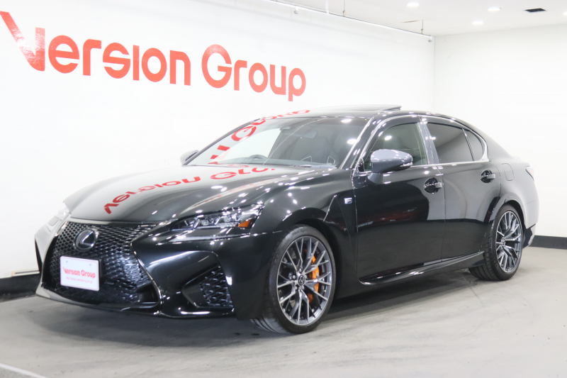 レクサス GS F ベースグレード　全国3年保証付　ワンオーナー　禁煙車　マークレビンソン　サンルーフ　オレンジキャリパー　メモリーナビ　フルセグ　バックカメラ　HUD　レクサスセーフティ　シートヒーター　ベンチレーション　19AW