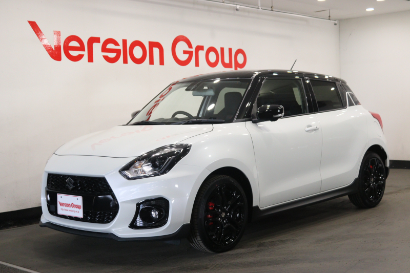 スズキ スイフトスポーツ ファイナルエディション　新車保証継承付　メモリーナビ　フルセグ　全周囲カメラ　ピュアホワイトパール・ブラック2トーンルーフ　シートヒーター　レーダークルコン　クリアランスソナー　レーンアシスト　衝突被害軽減　BSM　LED　17AW