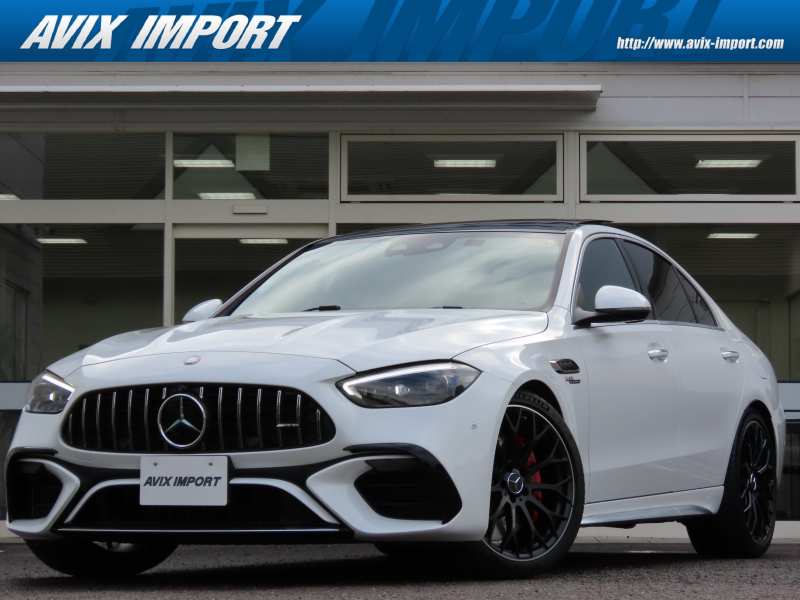 AMG Cクラス C63 S Eﾊﾟﾌｫｰﾏﾝｽ  禁煙 1ｵｰﾅｰ 右H 新車保証継承可 ﾊﾟﾉﾗﾏSR AMGﾊﾟﾌｫｰﾏﾝｽPKG Brumester3Dｻｳﾝﾄﾞ 黒革 ｼｰﾄﾋｰﾀｰ ﾍﾞﾝﾁﾚｰﾀｰ ﾏﾙﾁｺﾝﾄﾛｰﾙｼｰﾄ MBUX ARﾅﾋﾞ TV 全周ｶﾒﾗ ｶｰﾌﾟﾚｲ HUD ACC 20AW