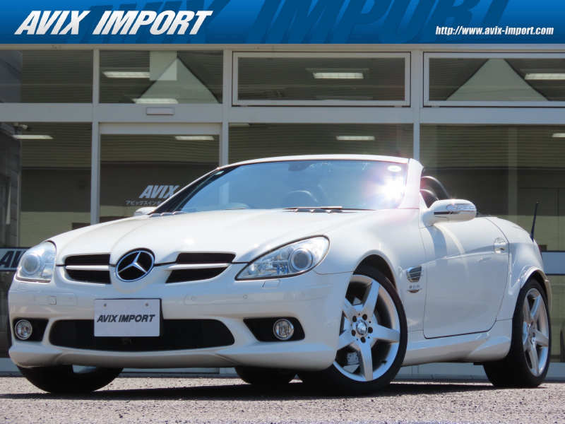 メルセデスベンツ SLKクラス SLK350 AMGｽﾎﾟｰﾂPKG 黒革 ｴｱｽｶｰﾌ ｼｰﾄﾋｰﾀｰ ﾊﾟﾜｰｼｰﾄ 社外ﾅﾋﾞ ﾊﾞｯｸｶﾒﾗ TV CD/DVD Bluetooth ｷｰﾚｽ ｸﾙｺﾝ HID ｵｰﾄﾗｲﾄ AMG18AW