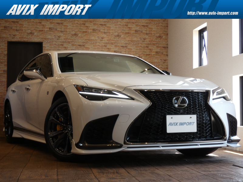 レクサス LS LS500 Fｽﾎﾟｰﾂ 4WD 後期 禁煙 LexusSafetySystem+A 社外ｴｱﾛ TOM'sﾏﾌﾗｰ 黒赤ｺﾝﾋﾞ革 ﾏｰｸﾚﾋﾞﾝｿﾝ ﾃﾞｼﾞﾀﾙｲﾝﾅｰﾐﾗｰ 三眼LEDﾍｯﾄﾞﾗｲﾄ ﾅﾋﾞ TV 全方位ｶﾒﾗ AppleCarPlay ｼｰﾄﾋｰﾀｰ ﾍﾞﾝﾁﾚｰｼｮﾝ ｽﾃｱﾘﾝｸﾞﾋｰﾀｰ HUD ACC PCS LTA BSM 20AW