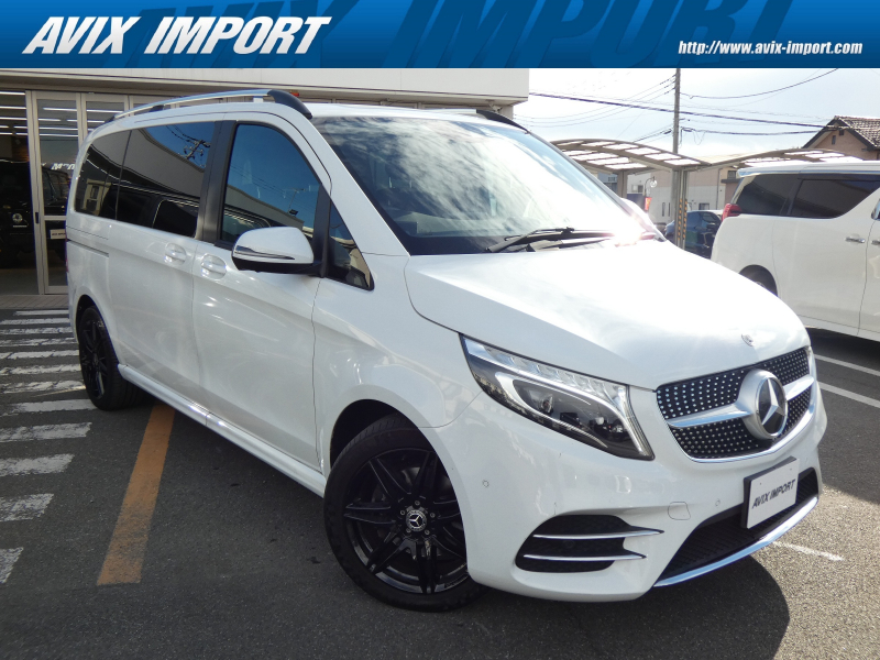 メルセデスベンツ Vクラス V220d AVG AMGﾗｲﾝPKG 後期型 9速AT ﾚｰﾀﾞｰｾｰﾌﾃｨｰPKG 黒革 ﾘｱｴｱｺﾝ 純正MBUXﾅﾋﾞ地ﾃﾞｼﾞ360°ｶﾒﾗ LEDﾍｯﾄﾞﾗｲﾄ AMG19AW(ﾌﾞﾗｯｸﾍﾟｲﾝﾄ) 禁煙 正規D車