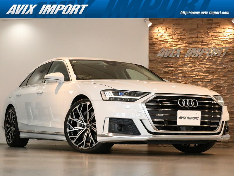 アウディ A8 55TFSI quattro ｽﾎﾟｰﾂPKG 右H正規D車 ｺﾝﾌｫｰﾄPKG 黒革 ｼｰﾄﾋｰﾀｰ＆ﾍﾞﾝﾁﾚｰﾀｰ MMIﾅﾋﾞ Bang＆Olufsen 3Dﾋﾞｭｰ全周ｶﾒﾗ＆HUD ｱﾀﾞﾌﾟﾃｨﾌﾞDｱｼｽﾄ HDﾏﾄﾘｸｽLED＆ﾚｰｻﾞｰﾗｲﾄPKG ﾊﾞｰﾁｬﾙCP 純正OP21AW