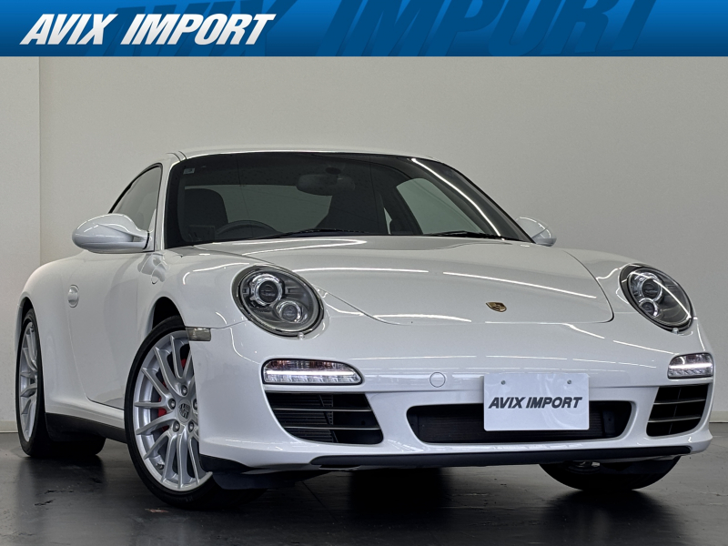 ポルシェ 911(Type997) ｶﾚﾗ 4S 正規D車 右H 7速PDK 黒革 ｾﾐﾊﾟﾜｰｼｰﾄ ｼｰﾄﾋｰﾀｰ 純正HDDﾅﾋﾞ 地ﾃﾞｼﾞ Bｶﾒﾗ ｷｾﾉﾝﾍｯﾄﾞﾗｲﾄ PSM PASM 赤ｷｬﾘﾊﾟｰ 純正19ｲﾝﾁAW 禁煙