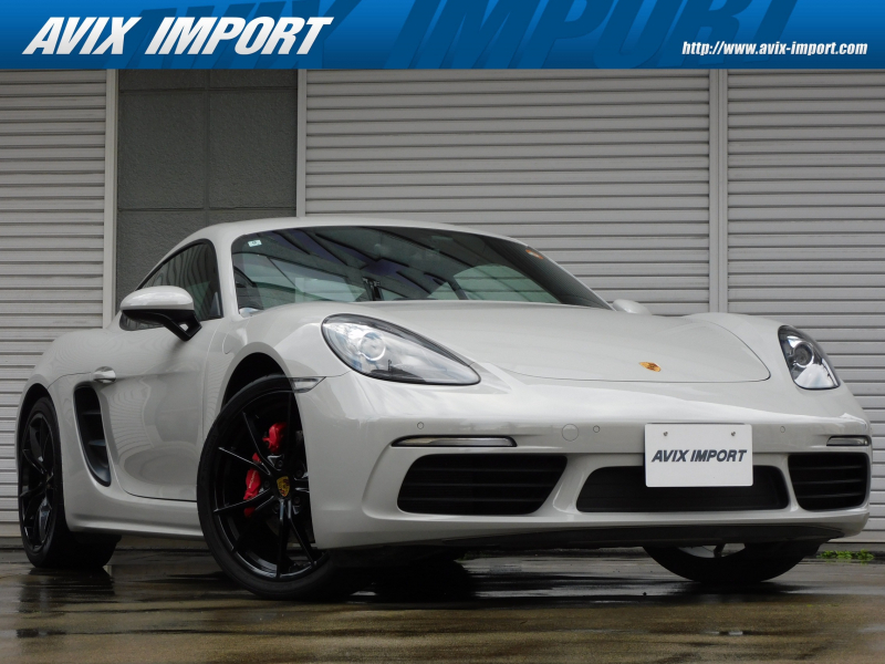 ポルシェ 718 ケイマン S 右H 正規D車 7速PDK ｽﾎﾟｰﾂｸﾛﾉPKG ﾌﾞﾗｯｸｲﾝﾃﾘｱ PCMﾅﾋﾞ Bｶﾒﾗ&PAS 電格ﾐﾗｰ ｽﾎﾟｰﾂﾃｰﾙﾊﾟｲﾌﾟ 赤ｷｬﾘﾊﾟｰ 純正20ｲﾝﾁAW(ﾌﾞﾗｯｸ) 禁煙