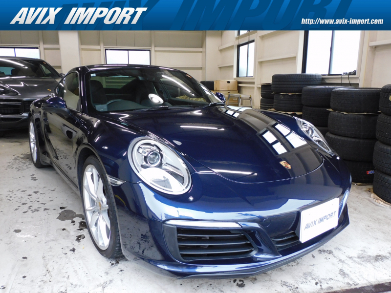 ポルシェ 911(Type991.2) 後期型 右H正規D車 水平対向6気筒ﾂｲﾝﾀｰﾎﾞ 7速PDK ｽﾎﾟｰﾂｸﾛﾉPKG 黒革 ｼｰﾄﾋｰﾀｰ PCMﾅﾋﾞ Bｶﾒﾗ ﾊﾞｲｷｾﾉﾝHL 電動格納ﾐﾗｰ PASM 純正20ｲﾝﾁAW 禁煙