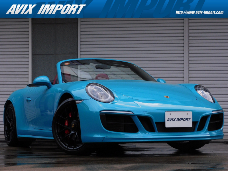 ポルシェ 911(Type991.2) 4 GTS Cabriolet 後期型 水平対向6気筒ﾂｲﾝﾀｰﾎﾞ 7速PDK 左H正規D車 ｽﾎﾟｰﾂｸﾛﾉPKG 黒幌 赤革 ｼｰﾄﾋｰﾀｰ PCMﾅﾋﾞ 地ﾃﾞｼﾞ LCA LEDﾍｯﾄﾞﾗｲﾄ(PDLSﾌﾟﾗｽ付) 電格ﾐﾗｰ 赤ﾒｰﾀｰﾊﾟﾈﾙ PASM＆PTVﾌﾟﾗｽ ｽﾎﾟｰﾂｴｸﾞｿﾞｰｽﾄ 赤ｷｬﾘﾊﾟｰ  専用20ｲﾝﾁAW 禁煙 1ｵｰﾅｰ