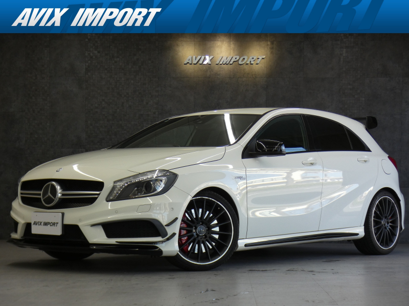 AMG Aクラス A45 4MATIC ｴﾃﾞｨｼｮﾝ2 限定100台 黒革 禁煙 AMGﾄﾞﾗｲﾊﾞｰｽﾞPKG ｴﾃﾞｨｼｮﾝ2専用ｴｱﾛ ﾊｲｸﾞﾛｽﾌﾞﾗｯｸﾊﾟｰﾂ AMGﾊﾟﾌｫｰﾏﾝｽｴｸﾞｿﾞｰｽﾄS RSP ﾃﾞｨｽﾄﾛ 前席M付Pｼｰﾄ&ｼｰﾄﾋｰﾀｰ ﾅﾋﾞTV Bｶﾒﾗ Bluetooth LEDﾍｯﾄﾞﾗｲﾄ ﾚｯﾄﾞｷｬﾘﾊﾟｰ AMG19AW