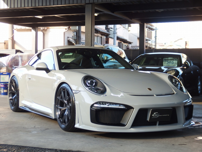ポルシェ 911(Type911) PDK　右ハンドル　EUR-GTフルエアロ　ES可変マフラー　BCフォージドアルミホイール　KW車高調
