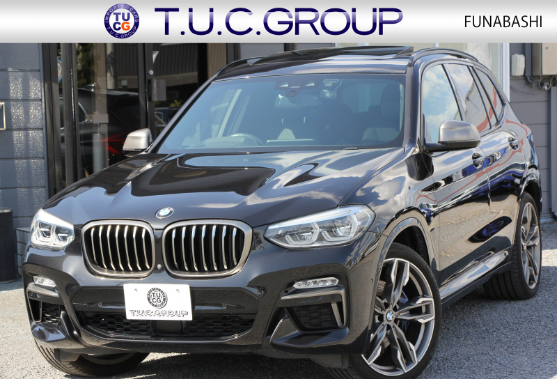 BMW X3 M40d ｾﾚｸﾄP 326馬力 3.0Lﾃﾞｨｰｾﾞﾙﾀｰﾎﾞﾊﾟﾉﾗﾏｻﾝﾙｰﾌ 全席ﾋｰﾀｰ黒革  ﾊｰﾏﾝｶｰﾄﾞﾝｻｳﾝﾄﾞHUD 専用21AW Mｽﾎﾟｰﾂﾃﾞﾌ&ﾌﾞﾚｰｷ 追従ACC ｽﾃｱﾘﾝｸﾞｻﾎﾟｰﾄ ﾀｯﾁ画面HDDﾅﾋﾞTV 360度ｶﾒﾗ ｱﾝﾋﾞｴﾝﾄﾗｲﾄ 電動ﾄﾗﾝｸ 2年保証