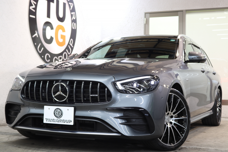 AMG Eクラス E53ｽﾃｰｼｮﾝﾜｺﾞﾝ 4MATIC+ ｴｸｽｸﾙｰｼﾌﾞ&ﾚｰﾀﾞｰｾｰﾌﾃｨPKG　ISG搭載 後期 ｷｰﾚｽｺﾞｰ 黒本革 ﾊﾟﾉﾗﾏSR ﾍﾞﾝﾁﾚｰﾀｰ ﾍｯﾄﾞｱｯﾌﾟD MBUX/ARﾅﾋﾞTV ｽﾏﾎ連携 ﾌﾞﾙﾒｽﾀｰ 360ｶﾒﾗ PTS LEDﾗｲﾄ 自動Rｹﾞｰﾄ AMG専用装備&ﾁｭｰﾆﾝｸﾞ ﾜｲﾔﾚｽ充電 9AT　2年保証