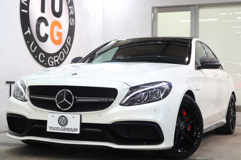 AMG Cクラス C63 ｴｸｽｸﾙｰｼﾌﾞ&ﾚｰﾀﾞｰｾｰﾌﾃｨPKG　ｷｰﾚｽｺﾞｰ 白/黒本革 ﾊﾟﾉﾗﾏSR ﾍｯﾄﾞｱｯﾌﾟD HDDﾅﾋﾞTV&ｷｬﾝｾﾗｰ BT音楽 ﾌﾞﾙﾒｽﾀｰ ﾊﾞｯｸｶﾒﾗ PTS LEDﾗｲﾄ 自動ﾄﾗﾝｸ ﾊﾝｽﾞﾌﾘｰA AMG専用装備&ﾁｭｰﾆﾝｸﾞﾀﾞｲﾅﾐｯｸS 7AT　2年保証