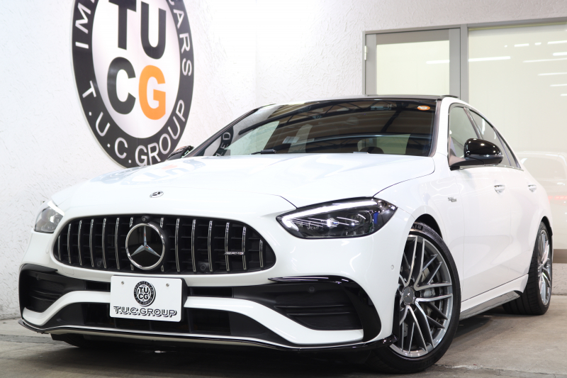 AMG Cクラス C43 4MATIC AMGﾅｲﾄ&ﾚｰﾀﾞｰｾｰﾌﾃｨPKG　BSG搭載 MEｺﾈｸﾄ ｷｰﾚｽｺﾞｰ 黒本革 ﾍﾞﾝﾁﾚｰﾀｰ ﾊﾟﾉﾗﾏSR ﾍｯﾄﾞｱｯﾌﾟD MBUXﾅﾋﾞTV&ARﾅﾋﾞ ｽﾏﾎ連携 ﾌﾞﾙﾒｽﾀｰ 360ｶﾒﾗ PTS LEDﾗｲﾄ 自動ﾄﾗﾝｸ AMG専用装備&ﾁｭｰﾆﾝｸﾞ 9AT　2年保証