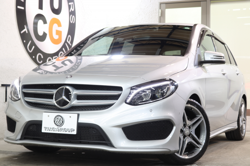 メルセデスベンツ Bクラス B250 4MATIC ｽﾎﾟｰﾂ AMGﾚｻﾞｰｴｸｽｸﾙｰｼﾌﾞ&ﾚｰﾀﾞｰｾｰﾌﾃｨPKG　後期 1ｵｰﾅｰ ｷｰﾚｽｺﾞｰ 黒本革 HDDﾅﾋﾞTV BT音楽 harman/kardon PTS LEDﾗｲﾄ AMGｴｱﾛ&18AW EASY-VARIO PLUS 7AT　2年保証