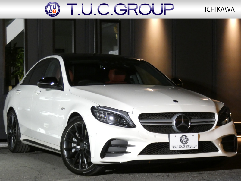 AMG Cクラス C43 4MATIC ﾚｰﾀﾞｰｾｰﾌﾃｨPKG　後期 1ｵｰﾅｰ 390ps meｺﾈｸﾄ 赤本革 ﾊﾟﾉﾗﾏSR HDDﾅﾋﾞ 地ﾃﾞｼﾞ Appleｶｰﾌﾟﾚｲ ﾍｯﾄﾞｱｯﾌﾟD 前後ﾄﾞﾗﾚｺ Burmester ｴｱﾊﾞﾗﾝｽPKG ｵｰﾄﾄﾗﾝｸ ﾏﾙﾁﾋﾞｰﾑLEDﾍｯﾄﾞﾗｲﾄ AMGｴｱﾛ/19AW　2年保証付