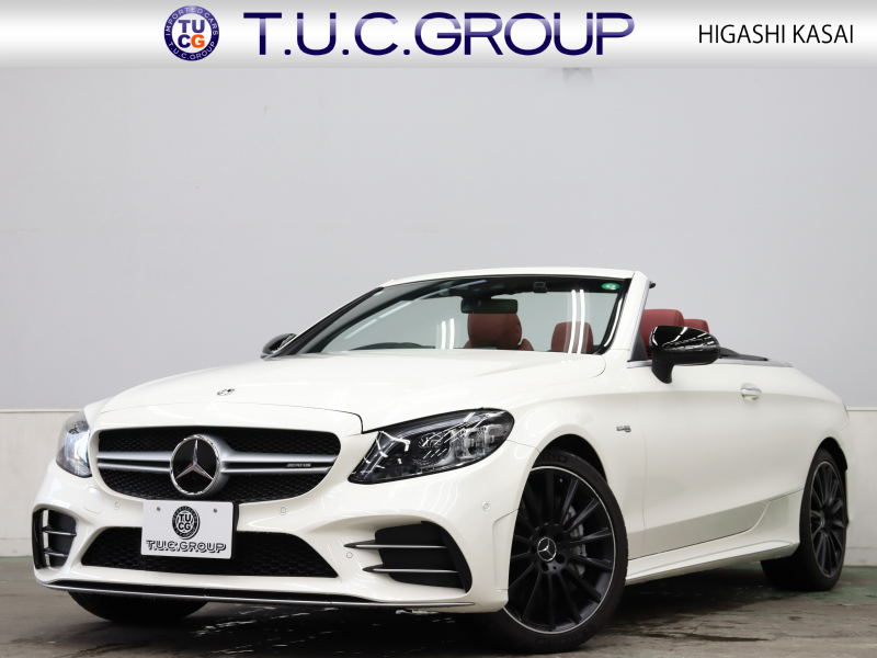 AMG Cクラス C43 4MATIC ｶﾌﾞﾘｵﾚ ﾚｰﾀﾞｰSP　後期 後期 ｷｰﾚｽｺﾞｰ Meｺﾈ 赤革 赤幌 ｴｱｽｶｰﾌ ﾅﾋﾞTV ﾍｯﾄﾞｱｯﾌﾟDﾌﾞﾙﾒｽﾀｰ ｶｰﾌﾟﾚｲ　2年保証