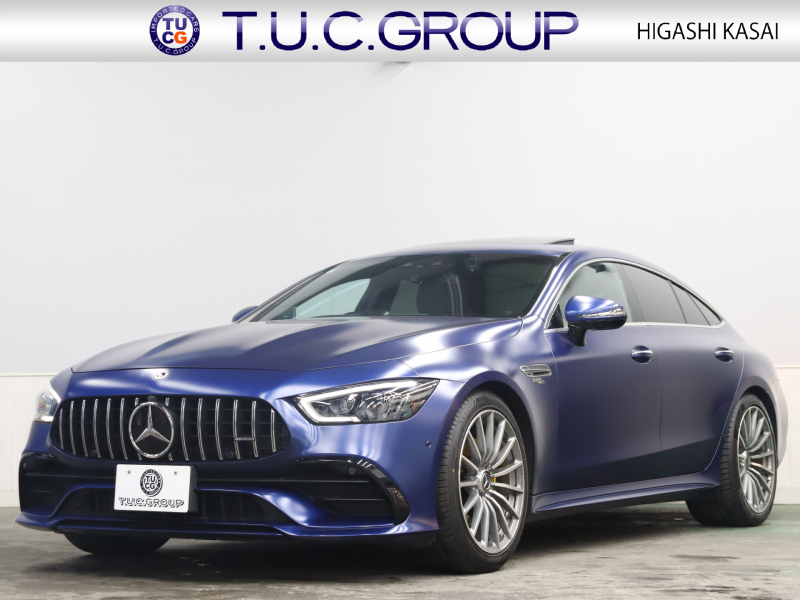 AMG GT 4ドアクーペ GT43 4ﾄﾞｱｸｰﾍﾟ 4MATIC ISG搭載ﾓﾃﾞﾙ AMGﾗｲﾄﾞｺﾝﾄﾛｰﾙ+&ｴｸｽｸﾙｰｼﾌﾞPKG ﾚｰﾀﾞｰSP　黒革 ﾄﾞﾗｲﾋﾞﾝｸﾞﾀﾞｲﾅﾐｯｸｼｰﾄ ﾍﾞﾝﾁﾚｰﾀｰ SR ﾅﾋﾞTV ﾌﾞﾙﾒｽﾀｰS 360ｶﾒﾗ Carplay AMGｴｸﾞｿﾞｰｽﾄｼｽﾃﾑ AMGｲｴﾛｰｷｬﾘﾊﾟｰ AMGｴｱﾛ&20ｲﾝﾁAW　2年保証