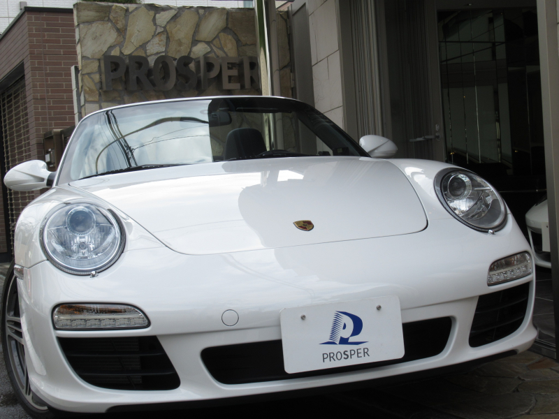 ポルシェ 911(Type997) 911  Carrera  Cabrioret  PDK  スポーツクロノPKG  正規ディーラー車  ツーオーナー  記録簿11枚  ガレージ保管  禁煙