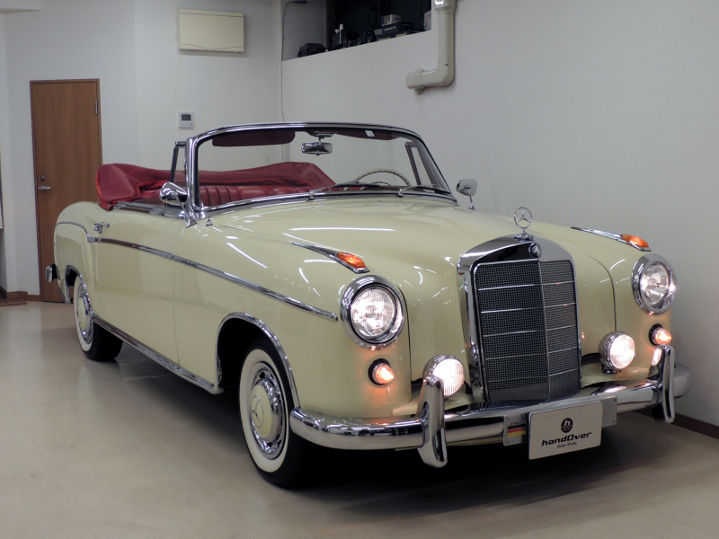 メルセデスベンツ Sクラス W128　220SE　Ponton Cabriolet  インジェクションモデル  ブラウントップ　レッドレザー　ユーザー様買取車両