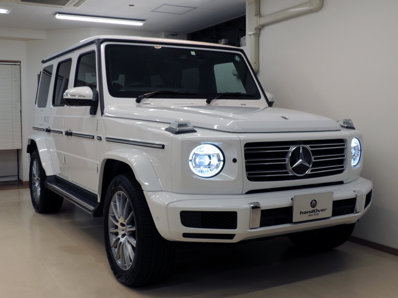 メルセデスベンツ Gクラス G400d AMGライン　Gマヌファクトゥーアプログラム　AMGラインパッケージ　ラグジェアリーパッケージ　アダプティブダンピングシステム　ボディ同色スペアタイヤリング　ディーラー車検取得済　ワンオーナー　ユーザー様買取車両　オプションF　Rドラレコ