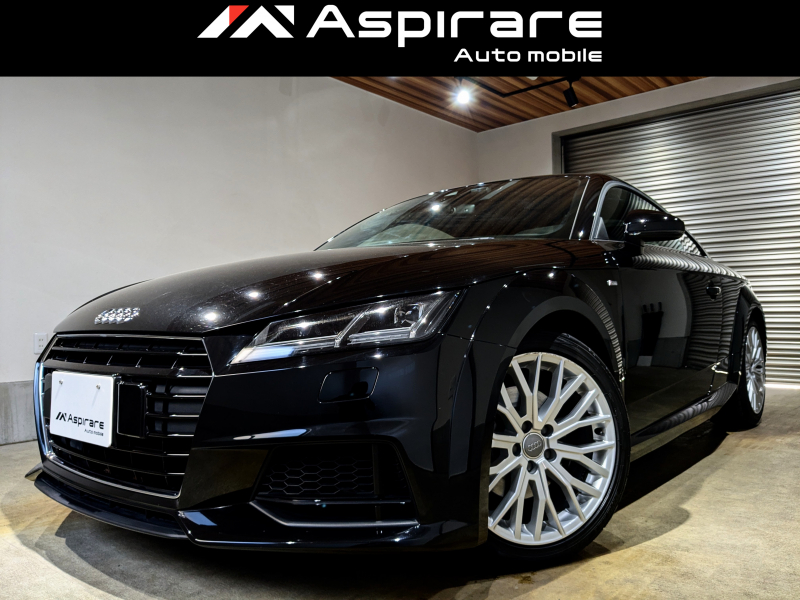 アウディ TTクーペ 2．0TFSI　Sラインパッケージ　バーチャルコックピット　マトリクスLEDヘッドライト　カーナビ　フルセグTV　リアカメラ　18インチアルミホイール