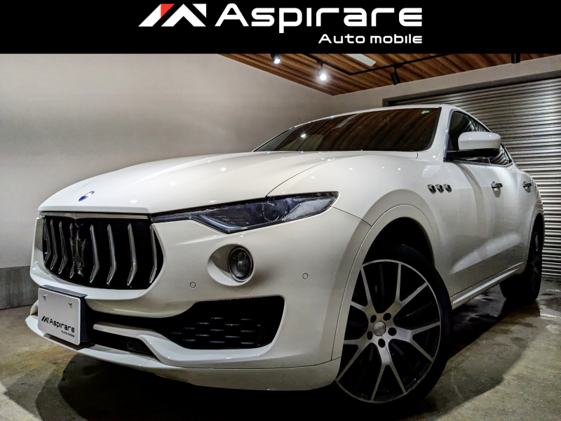 マセラティ レヴァンテ ディーゼル　オプション21インチアルミホイール　ドライバーアシストパッケージ　プレミアムレッドレザー　シートヒーター　ステアリングヒーター　ナビTV　全方位カメラ　CarPlay