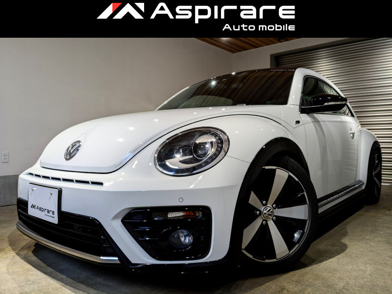 フォルクスワーゲン ザ・ビートル 2．0Rライン　パノラマサンルーフ　18インチアルミホイール　H＆Rサスペンション　ブライントスポットモニター　ブラックレザーシート