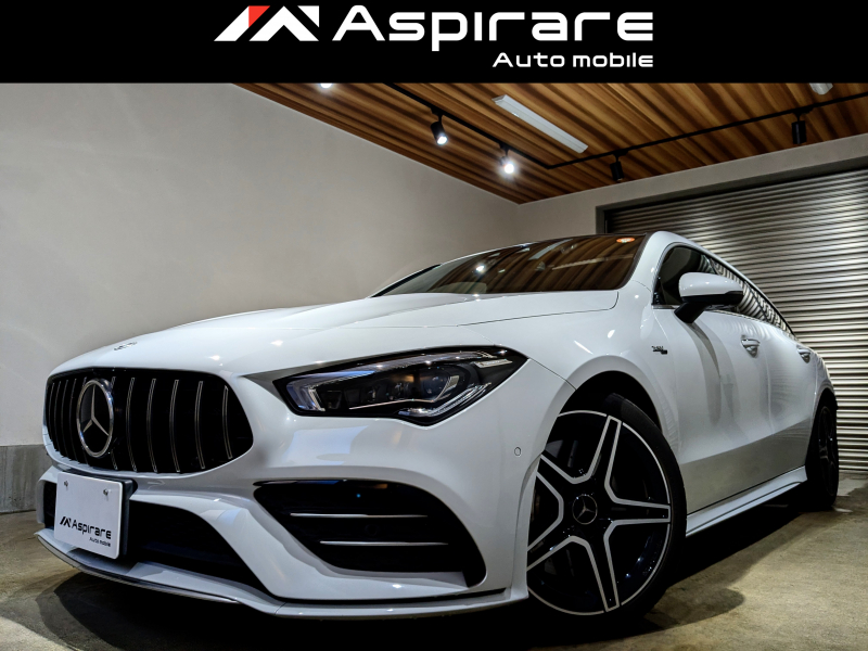AMG CLAクラス CLA35シューティングブレイク 4マチック　AMGパフォーマンス　AMGアドバンスドPKG　パノラマサンルーフ　ナビパッケージ　レーダーセーフティPKG　AMG18インチアルミホイル　ヘッドアップディスプレイ