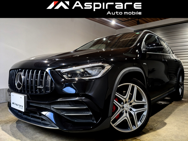 AMG GLA GLA45S 4M+　AMGパフォーマンスパッケージ　アドバンスドパッケージ　レッド×ブラックレザー　シートベンチレーション　パノラマサンルーフ　ヘッドアップディスプレイ　ナビTV　全方位カメラ