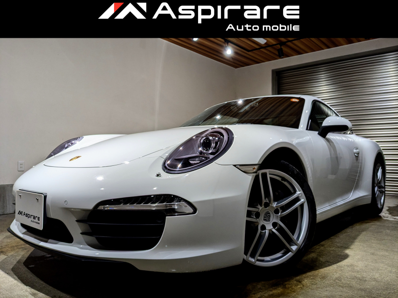 ポルシェ 911(Type991.1) カレラ　3.4PDK　自然吸気NAエンジン　ブラックレザーシート　CarPlay対応モニター　リアカメラ　HDMI接続　アイドリングストップキャンセラー　19インチアルミホイール　電格ミラー