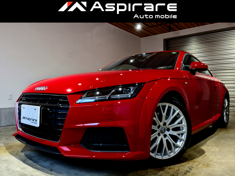 アウディ TTクーペ 2.0 TFSI クワトロ 　Sラインパッケージ　4WD　バーチャルコックピット　マトリクスLED　1オーナー　ナビTV　リアカメラ　ドラレコ