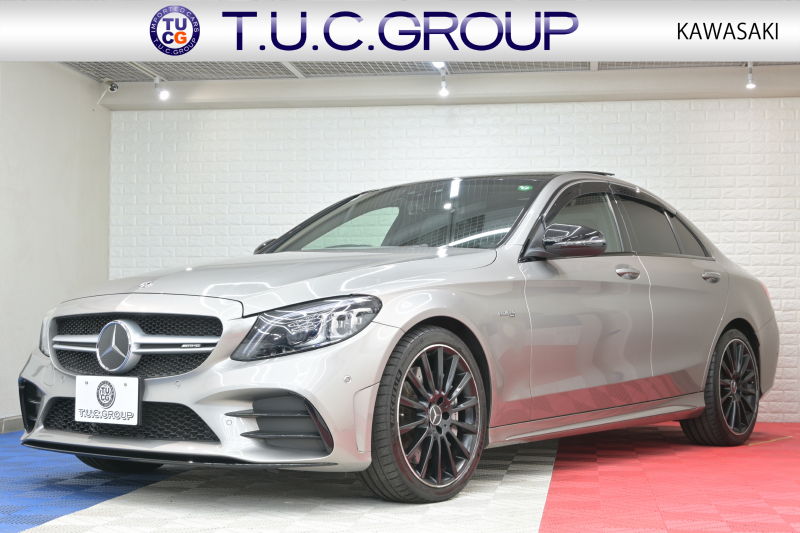 AMG Cクラス C43 4MATC ﾚｰﾀﾞｰｾｰﾌﾃｨP　Pｽﾀ 黒革 ﾊﾟﾉﾗﾏR HDDﾅﾋﾞTV BTｵｰﾃﾞｨｵ＆TEL Bｶﾒﾗ Brumester AMGｴｱﾛ&18ｲﾝﾁAW　2年保証付