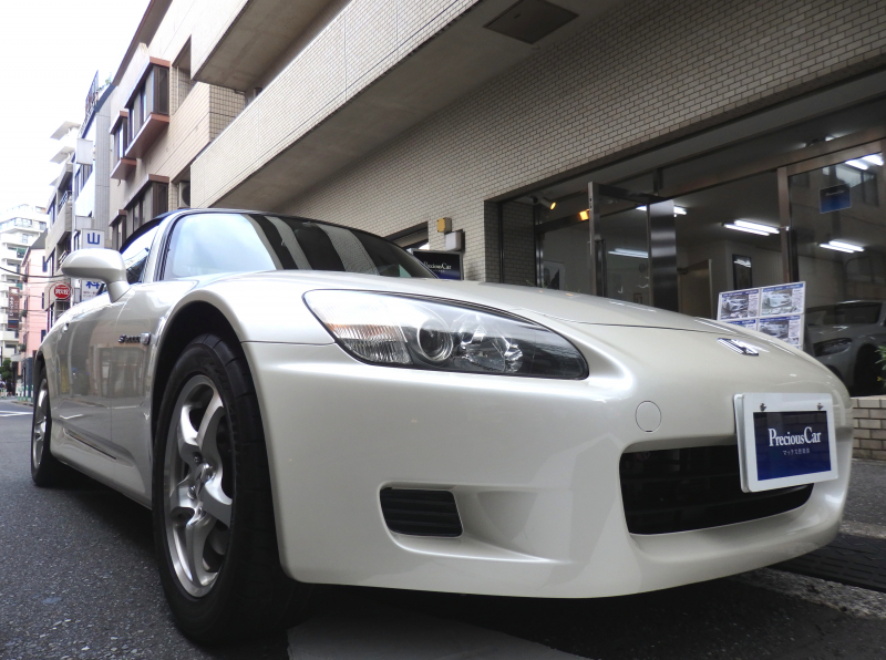 ホンダ S2000 2.0 Type‐V 6MT Diamond‐WhitePearl Red-leather-Interior VGS LSD ABS FUJITSUBO Built‐inGarage